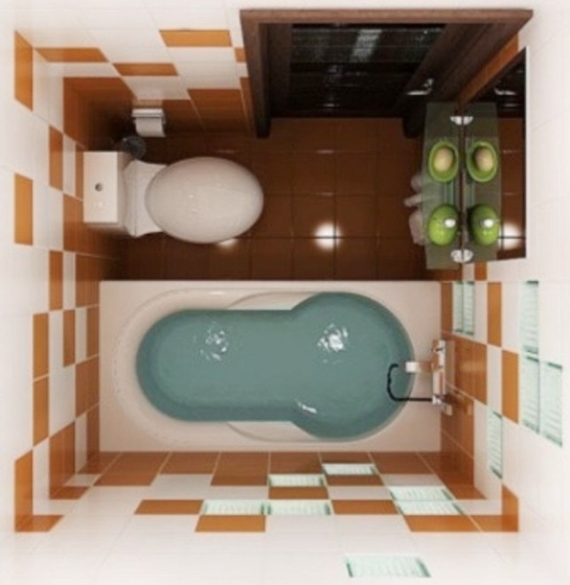 маленькая ванная комната 15